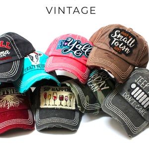 HOT PINK Happy Camper Patchy Embroidery Cap & MORE